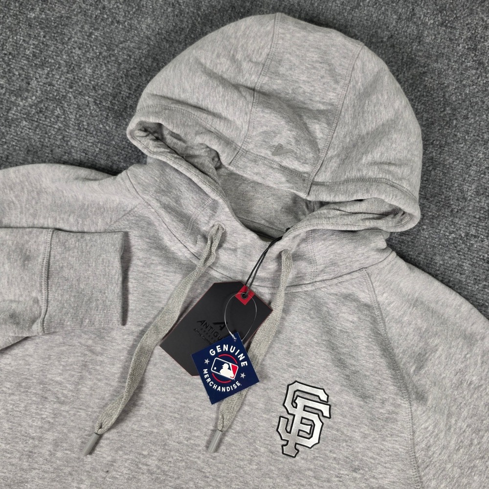 Antigua San Francisco Giants Victory Hoodie Mens M Gray MLB 101182 NWT